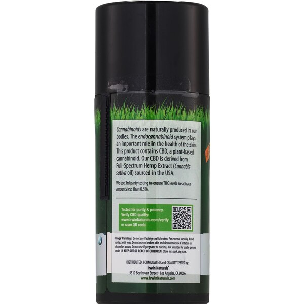 Irwin Naturals CBD Gel + Arnica, 3.33 OZ - State Restrictions Apply