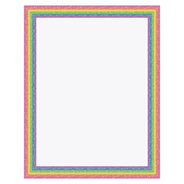 Royal Brites Ultra Brite Rainbow Glitter Stripe Poster Board, 22 x 28 in