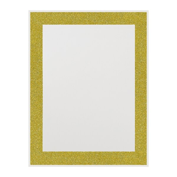 Ultra Brite Gold Glitter Glam Frame Poster Board, 22"x28"