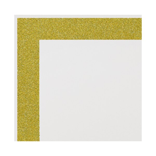 Ultra Brite Gold Glitter Glam Frame Poster Board, 22"x28"