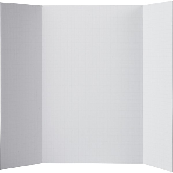 Royal Eco Brites Vanishing Tri-Fold Grid Presentation Foam Board