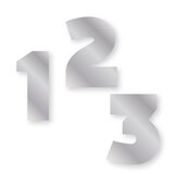 Royal Brites Holographic Foil Project Letters & Numbers Stickers, 2 in, 115 CT, thumbnail image