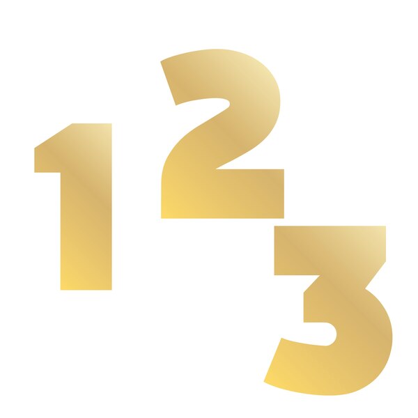 Royal Brites Holographic Foil Project Letters & Numbers Stickers, 2 in, 115 CT