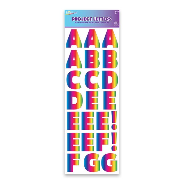Royal Brites Rainbow Holographic Project Letters, 115 ct
