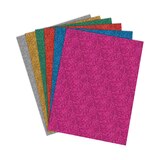 Royal Brites Glitter Paper Assorted Colors, 9.25 x 11 in, 12 ct, thumbnail image