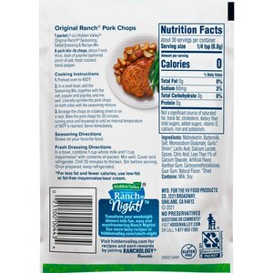 Hidden Valley Original Ranch Salad Dressing & Seasoning Mix, 1 ct, 1 oz
