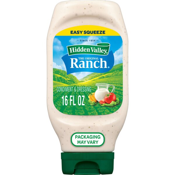 Hidden Valley Original Ranch Salad Dressing & Topping, Gluten Free, 16 oz