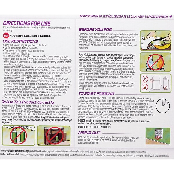 Hot Shot Bedbug & Flea Fogger, 3 CT