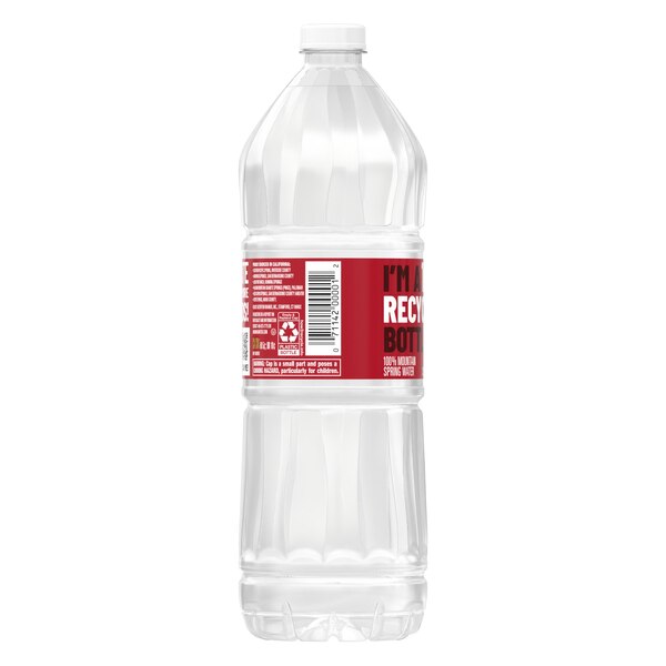 Arrowhead 100% Mountain Spring Water Plastic Bottle, 33.8 OZ