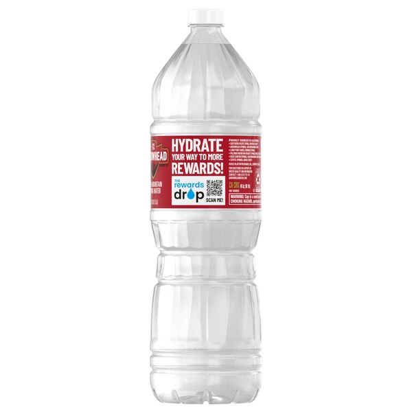 Arrowhead 100% Mountain Spring Water Plastic Bottle, 50.7 oz