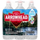 Arrowhead 100% Mountain Spring Water, Sport Cap Bottles, Pack of 6, 23.7 oz, thumbnail image