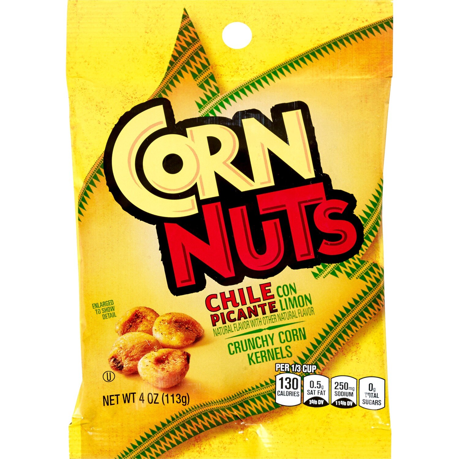 Planters Corn Nuts - Granos de maíz crocantes, sabor Chile Picante con Limon