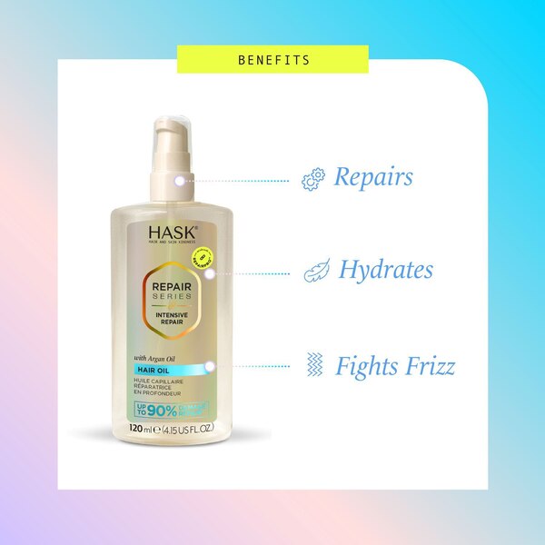 Hask Intensive Repair Hair Oil, 4.1 OZ