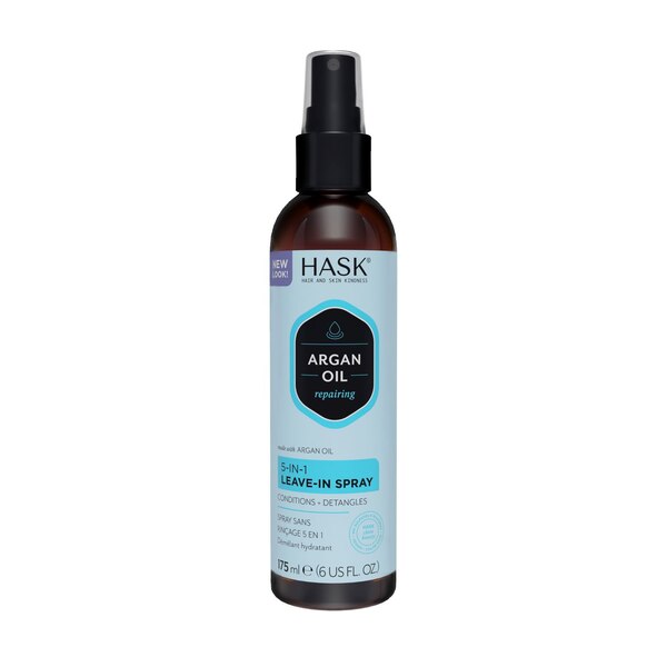 Hask Argan Oil 5-in-1 Leave -In Spray Conditioner, 6 OZ