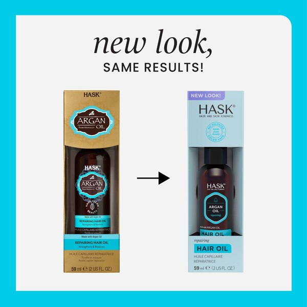 HASK Argan Oil Repairing Hair Oil, 2 OZ