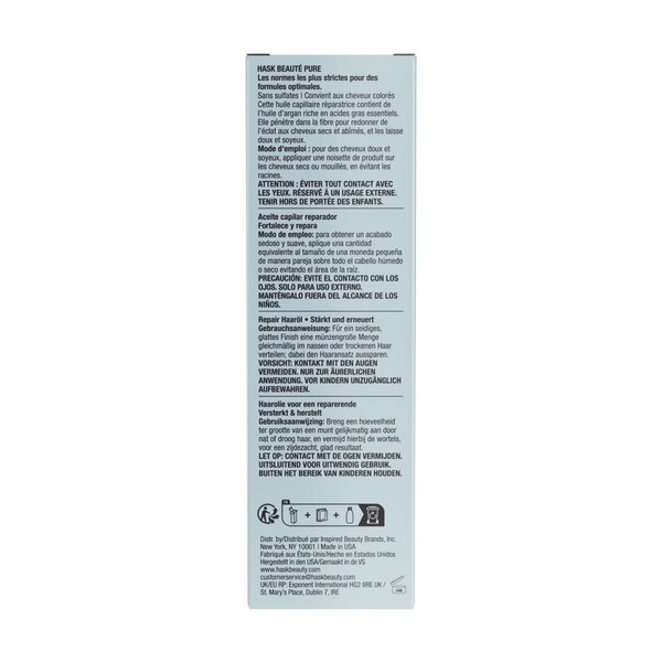HASK Argan Oil Repairing Hair Oil, 2 OZ