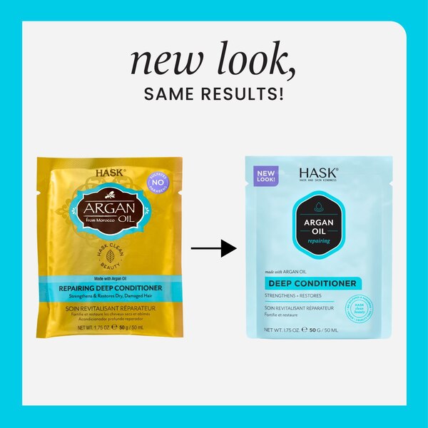 HASK Argan Oil Reparing Deep Conditioner, 1 Packet