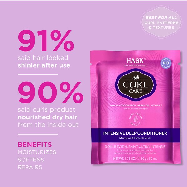 HASK Curl Care Intensive Deep Conditioner, 1 Packet