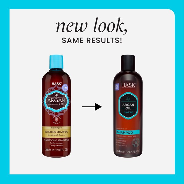 HASK Argan Oil Repairing Shampoo, 12 OZ