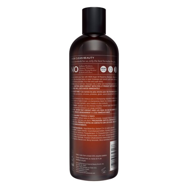 HASK Argan Oil Repairing Shampoo, 12 OZ