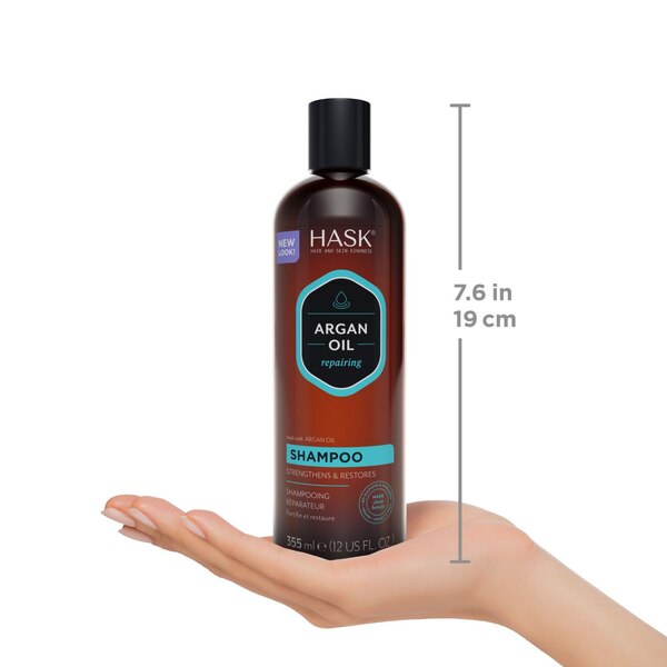 HASK Argan Oil Repairing Shampoo, 12 OZ
