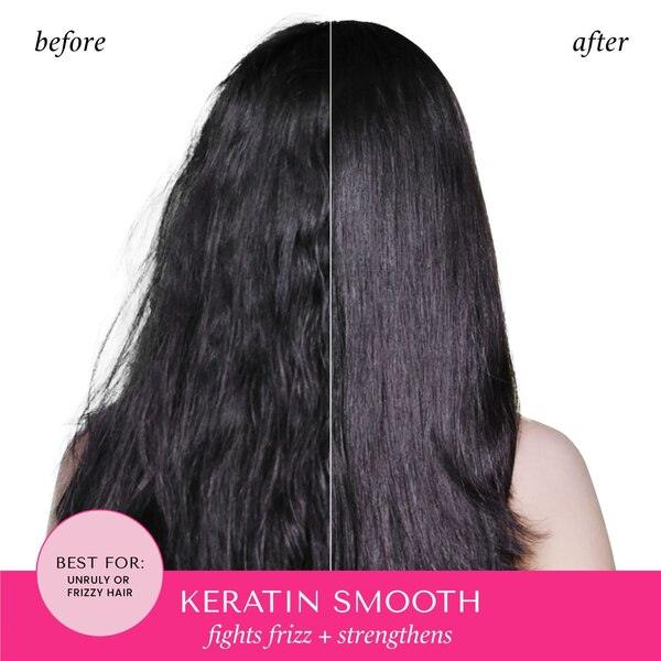 HASK Keratin Smooth Smoothing Conditioner, 12 OZ