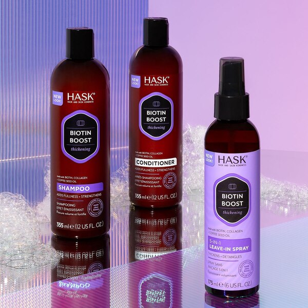 HASK Biotin Boost - Champú voluminizador, 12 oz