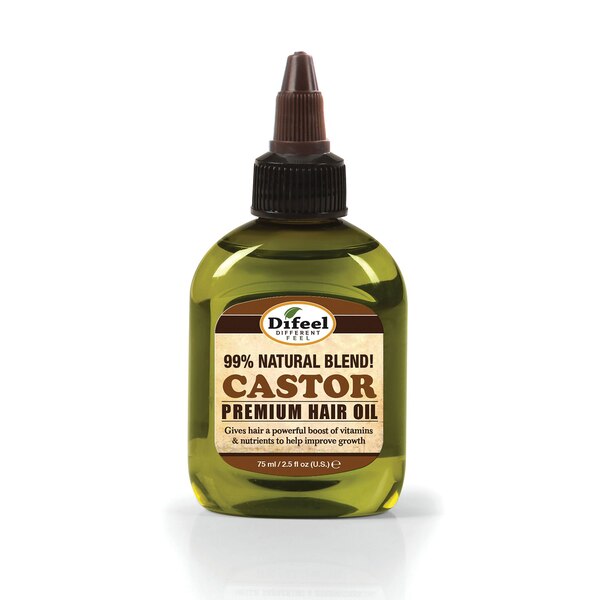Difeel Premium Castor Hair Oil, 2.5 OZ