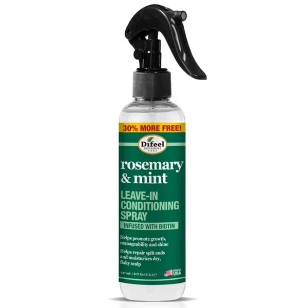 Difeel Rosemary Mint Strengthening Leave-in Spray, 6 OZ