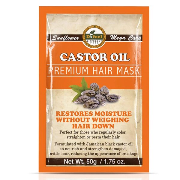 Difeel Premium Castor Oil Hair Mask, 1.75 OZ