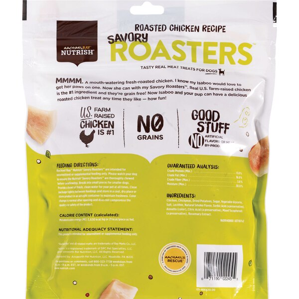Rachael Ray Nutrish Savory Roaster's Treats For Dogs 12 OZ