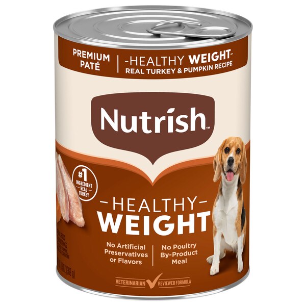 Rachael Ray Nutrish Healthy Weight Real Turkey & Pumpkin Recipe Wet Dog Food, 13 oz