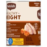 Rachael Ray Nutrish Healthy Weight Real Turkey & Pumpkin Recipe Wet Dog Food, 13 oz, thumbnail image