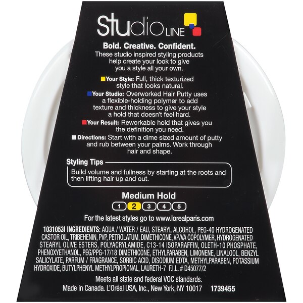 L'Oreal Paris Studio Line Overworked Putty