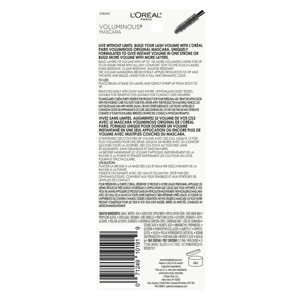 L'Oreal Paris Voluminous Original Washable Mascara