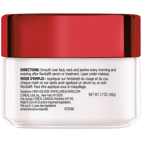 L'Oreal Paris Revitalift Anti-Wrinkle + Firming Face & Neck Cream, 1.7 OZ