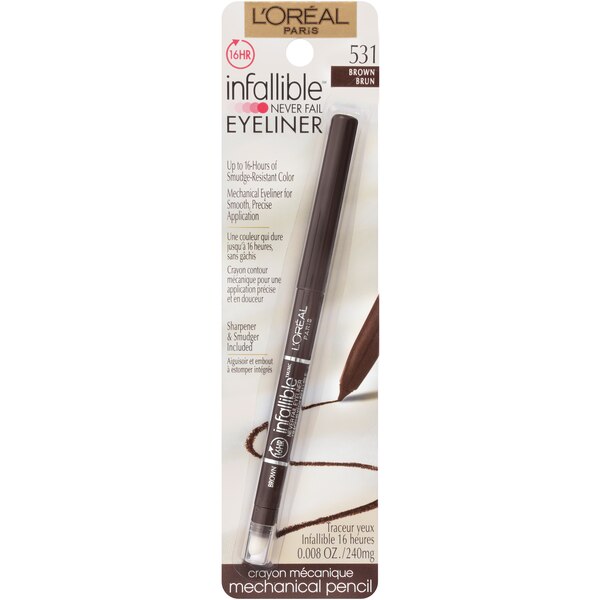 L'Oreal Paris Infallible 16HR Never-Fail Pencil Eyeliner