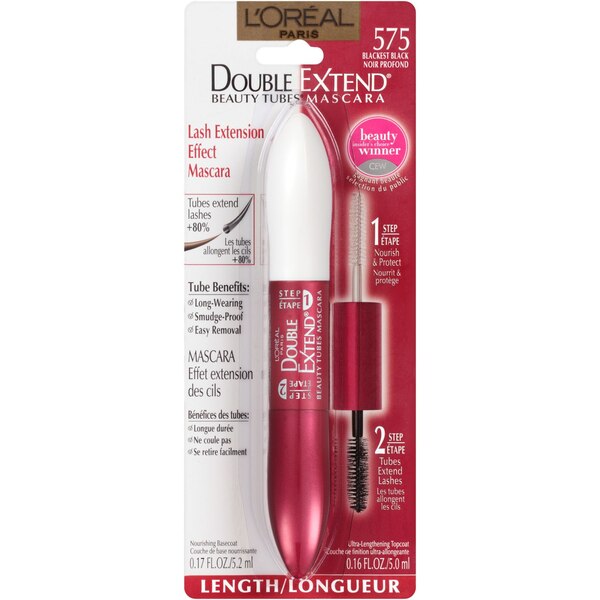L'Oreal Paris Double Extend Beauty Tubes Waterproof Mascara
