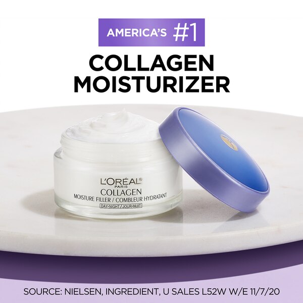 L'Oreal Paris Collagen Moisture Filler Facial Day Night Cream, 1.7 OZ