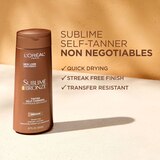L'Oreal Paris Sublime Bronze Luminous Bronzer Self Tanning Lotion, thumbnail image