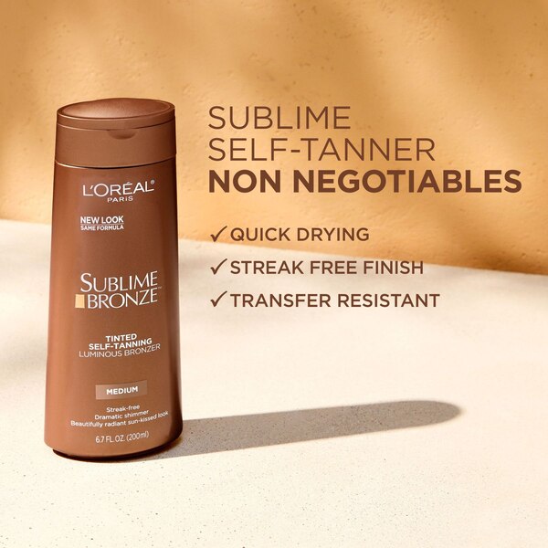L'Oreal Paris Sublime Bronze Luminous Bronzer Self Tanning Lotion