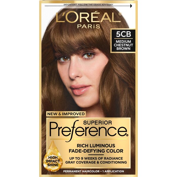 L'Oreal Paris Superior Preference Fade-Defying Shine Permanent Hair Color
