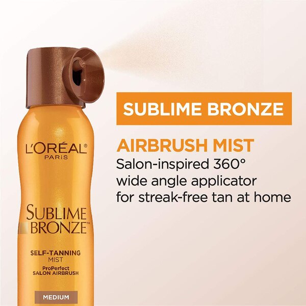 L'Oreal Paris Sublime Bronze ProPerfect Salon Airbrush Self-tanning Mist