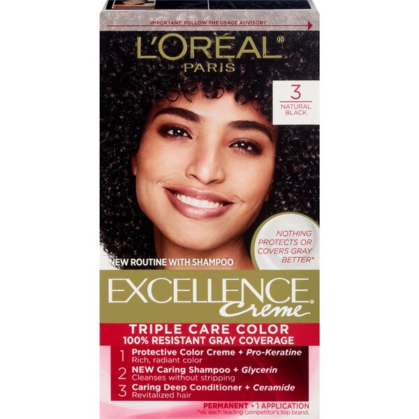 L'Oreal Paris Excellence Creme Permanent Triple Care Hair Color
