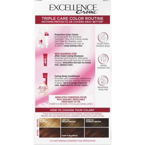 L'Oreal Paris Excellence Creme Permanent Triple Care Hair Color