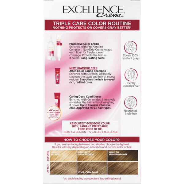 L'Oreal Paris Excellence Creme Permanent Triple Care Hair Color