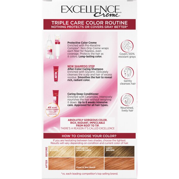 L'Oreal Paris Excellence Creme Permanent Triple Care Hair Color