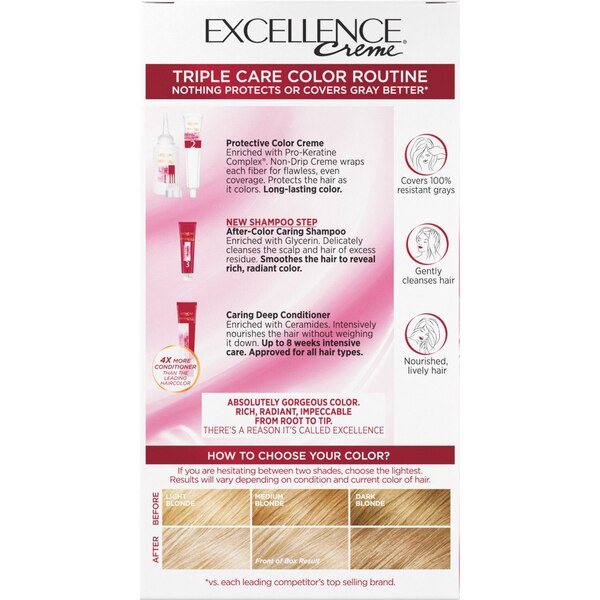 L'Oreal Paris Excellence Creme Permanent Triple Care Hair Color