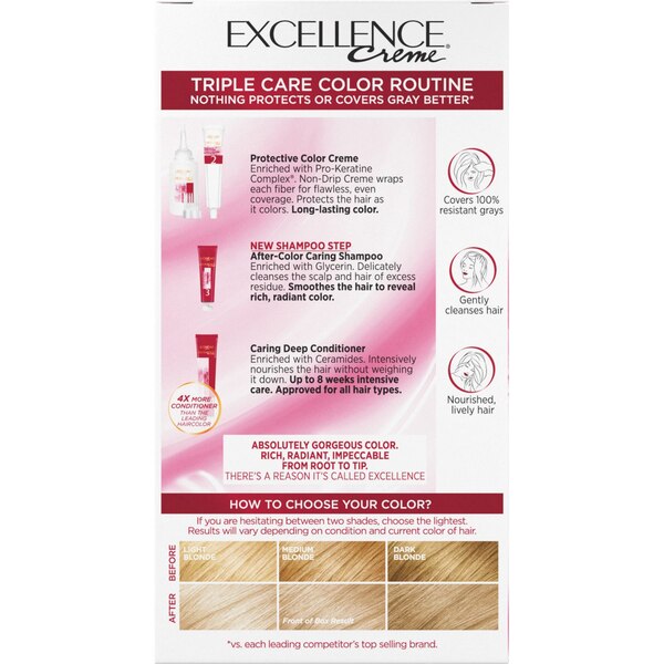 L'Oreal Paris Excellence Creme Permanent Triple Care Hair Color