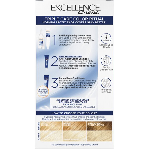 L'Oreal Paris Excellence Creme Permanent Triple Care Hair Color